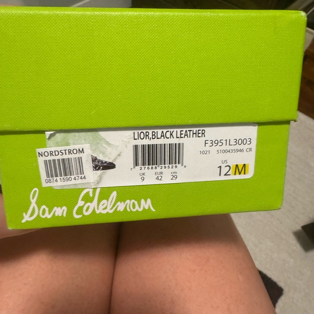 Sam Edelman Black Leather Loafers - Picture 4 of 4
